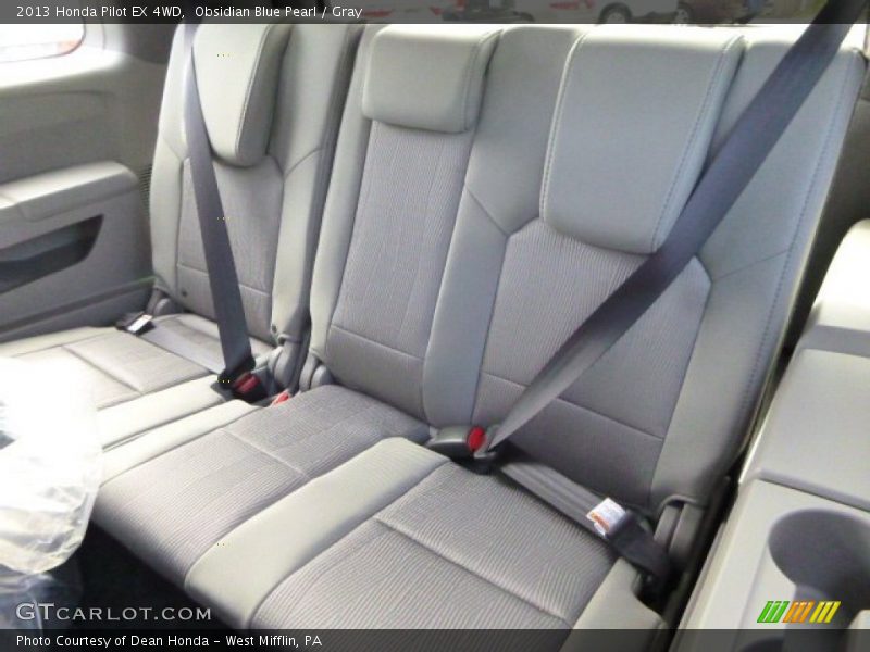 Rear Seat of 2013 Pilot EX 4WD