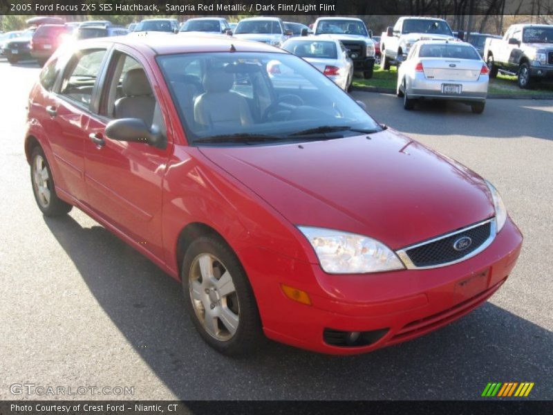 Sangria Red Metallic / Dark Flint/Light Flint 2005 Ford Focus ZX5 SES Hatchback