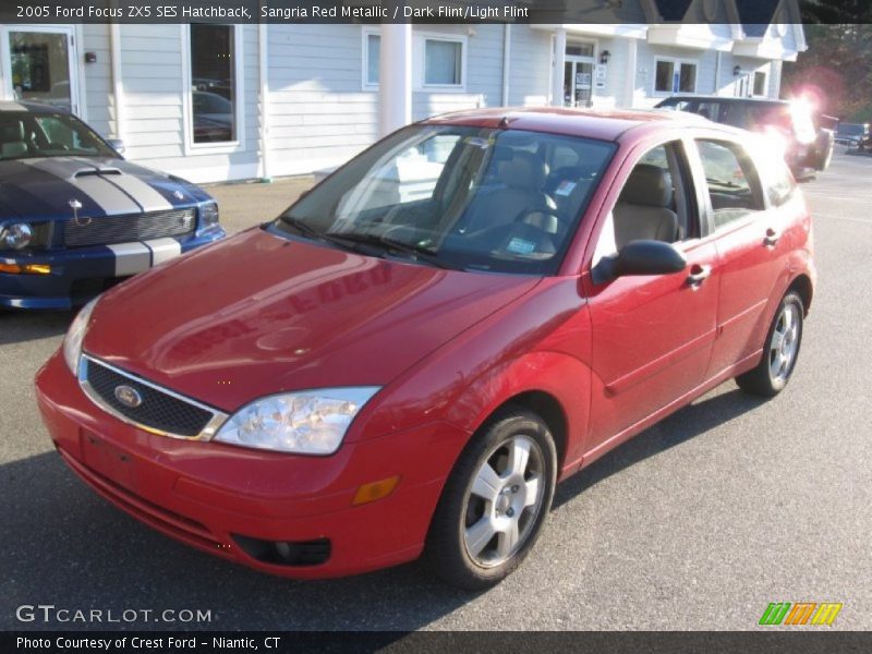 Sangria Red Metallic / Dark Flint/Light Flint 2005 Ford Focus ZX5 SES Hatchback