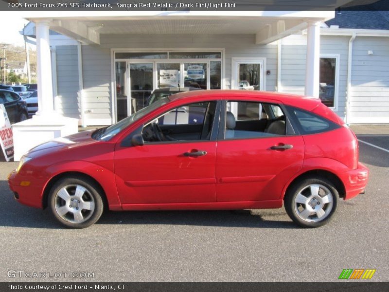 Sangria Red Metallic / Dark Flint/Light Flint 2005 Ford Focus ZX5 SES Hatchback