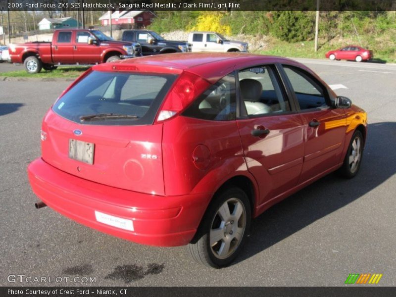 Sangria Red Metallic / Dark Flint/Light Flint 2005 Ford Focus ZX5 SES Hatchback