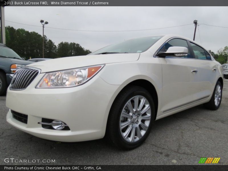 White Diamond Tricoat / Cashmere 2013 Buick LaCrosse FWD