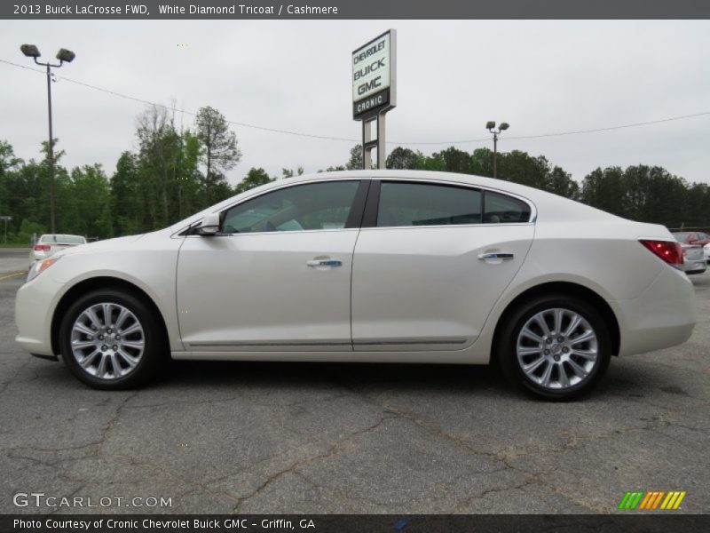 White Diamond Tricoat / Cashmere 2013 Buick LaCrosse FWD