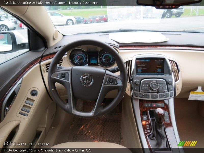 White Diamond Tricoat / Cashmere 2013 Buick LaCrosse FWD