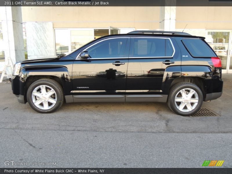 Carbon Black Metallic / Jet Black 2011 GMC Terrain SLE AWD