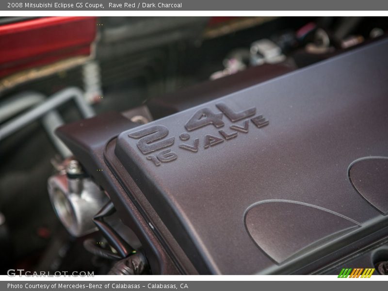 Rave Red / Dark Charcoal 2008 Mitsubishi Eclipse GS Coupe