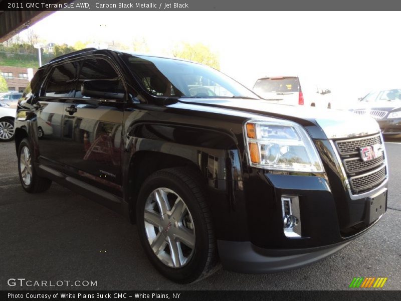 Carbon Black Metallic / Jet Black 2011 GMC Terrain SLE AWD