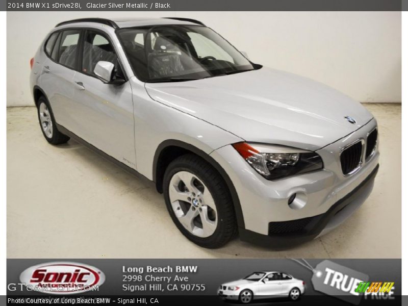 Glacier Silver Metallic / Black 2014 BMW X1 sDrive28i