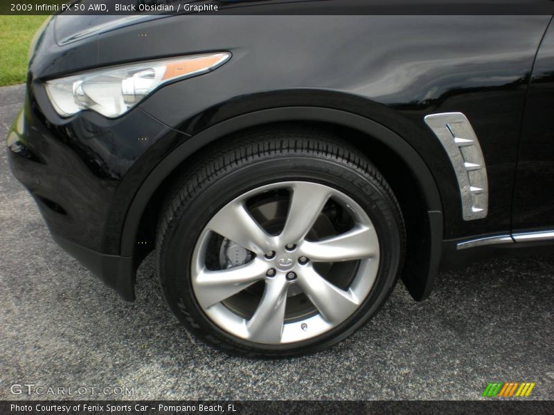 Black Obsidian / Graphite 2009 Infiniti FX 50 AWD