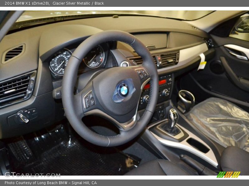 Glacier Silver Metallic / Black 2014 BMW X1 sDrive28i
