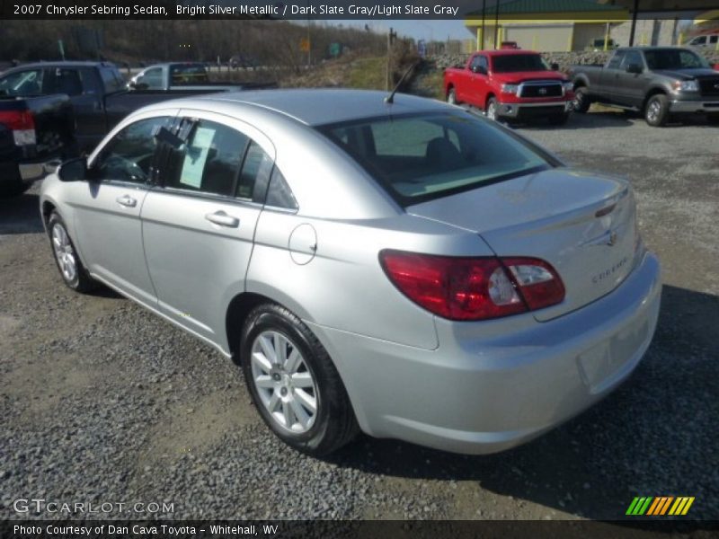 Bright Silver Metallic / Dark Slate Gray/Light Slate Gray 2007 Chrysler Sebring Sedan