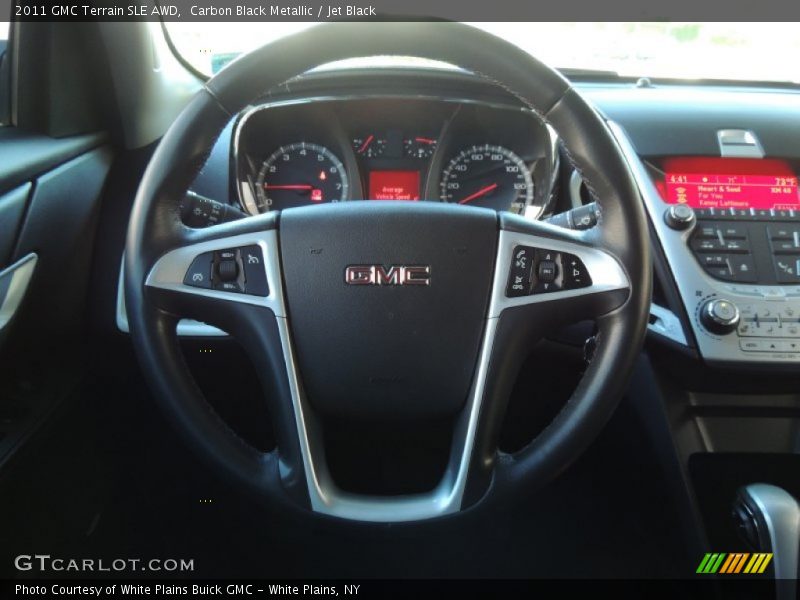 Carbon Black Metallic / Jet Black 2011 GMC Terrain SLE AWD