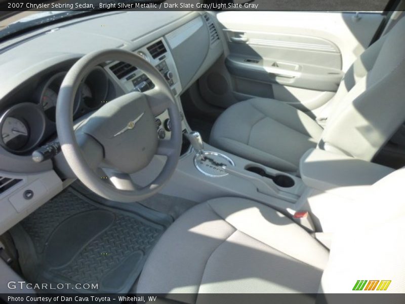 Bright Silver Metallic / Dark Slate Gray/Light Slate Gray 2007 Chrysler Sebring Sedan