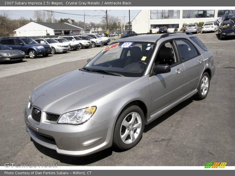 Crystal Gray Metallic / Anthracite Black 2007 Subaru Impreza 2.5i Wagon