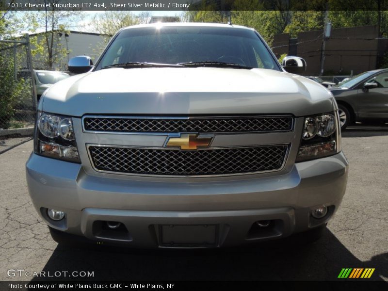 Sheer Silver Metallic / Ebony 2011 Chevrolet Suburban LTZ 4x4
