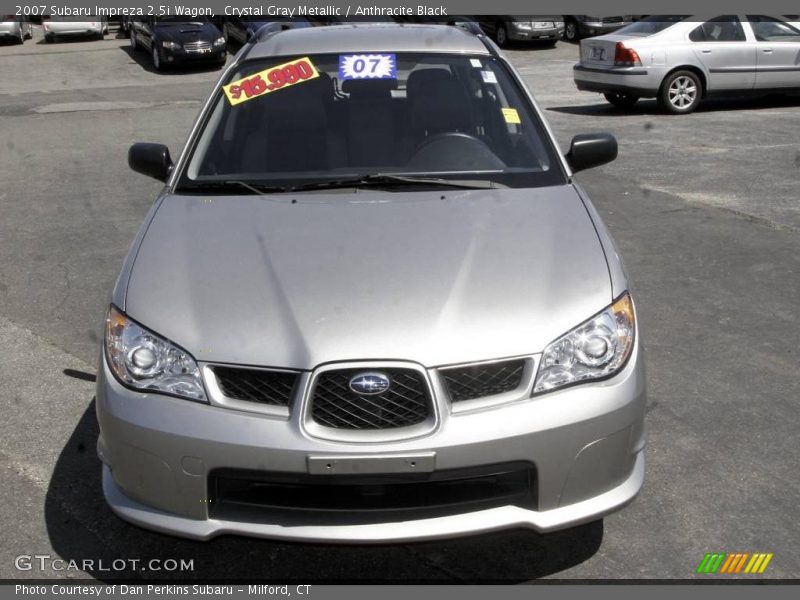 Crystal Gray Metallic / Anthracite Black 2007 Subaru Impreza 2.5i Wagon