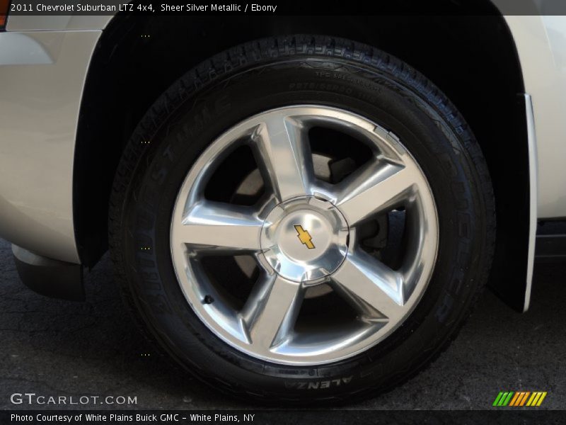Sheer Silver Metallic / Ebony 2011 Chevrolet Suburban LTZ 4x4