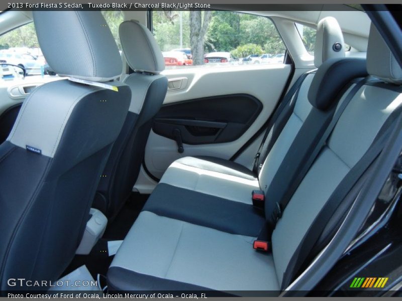 Tuxedo Black / Charcoal Black/Light Stone 2013 Ford Fiesta S Sedan