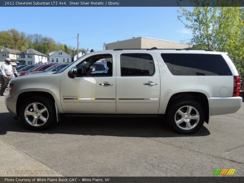 Sheer Silver Metallic / Ebony 2011 Chevrolet Suburban LTZ 4x4