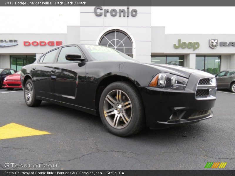 Pitch Black / Black 2013 Dodge Charger Police