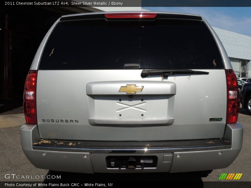 Sheer Silver Metallic / Ebony 2011 Chevrolet Suburban LTZ 4x4