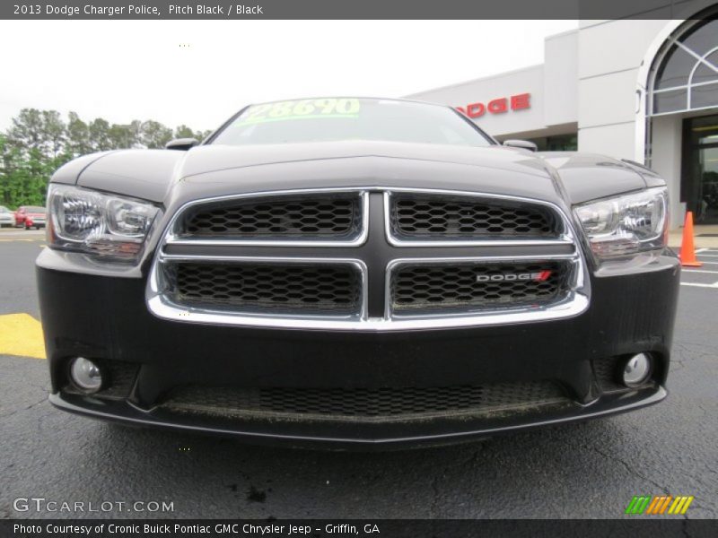 Pitch Black / Black 2013 Dodge Charger Police