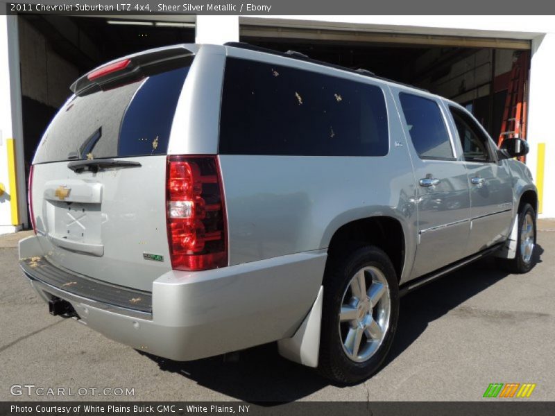 Sheer Silver Metallic / Ebony 2011 Chevrolet Suburban LTZ 4x4