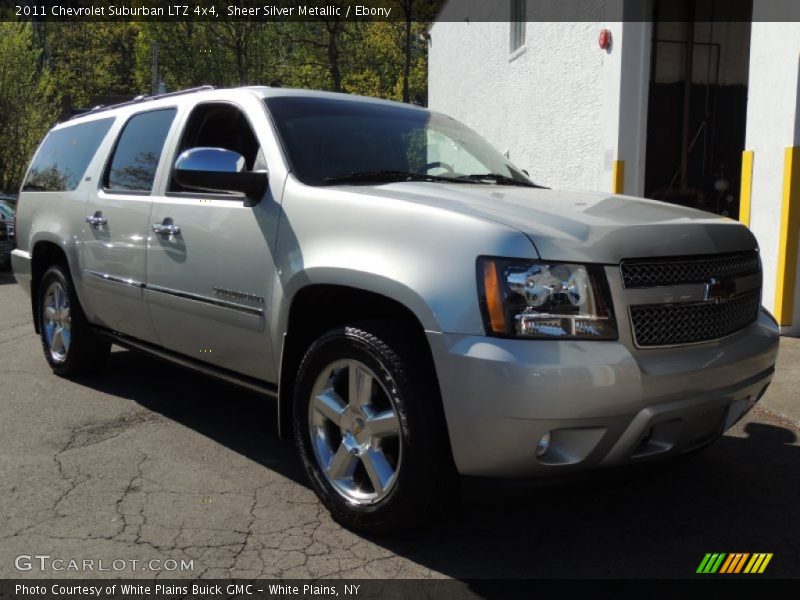 Sheer Silver Metallic / Ebony 2011 Chevrolet Suburban LTZ 4x4