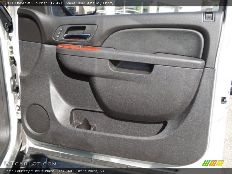 Sheer Silver Metallic / Ebony 2011 Chevrolet Suburban LTZ 4x4