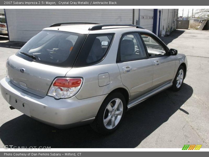 Crystal Gray Metallic / Anthracite Black 2007 Subaru Impreza 2.5i Wagon