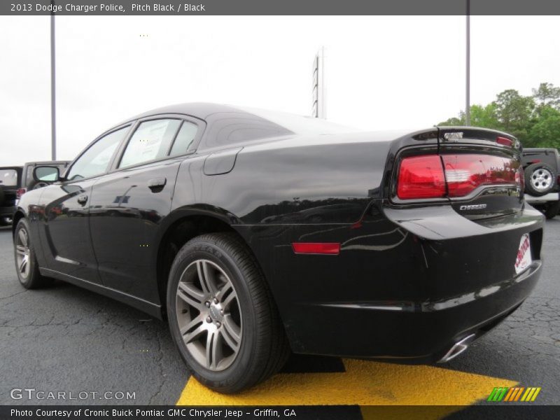 Pitch Black / Black 2013 Dodge Charger Police