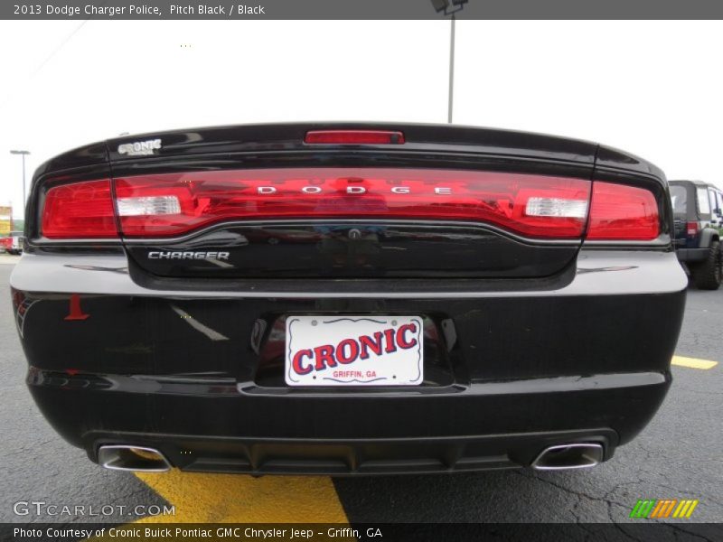 Pitch Black / Black 2013 Dodge Charger Police