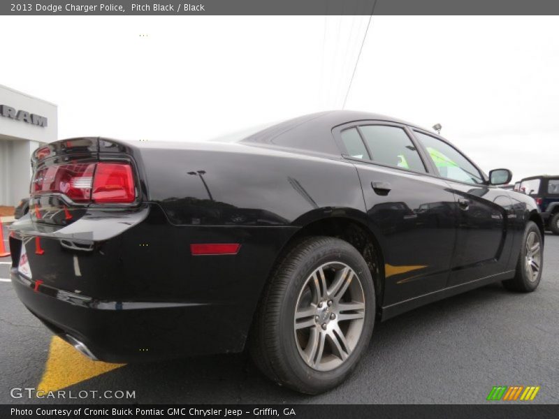 Pitch Black / Black 2013 Dodge Charger Police