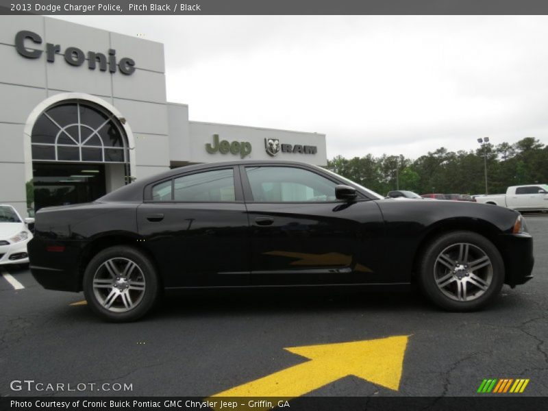 Pitch Black / Black 2013 Dodge Charger Police