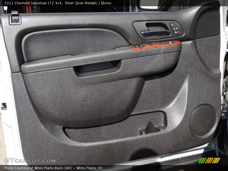 Sheer Silver Metallic / Ebony 2011 Chevrolet Suburban LTZ 4x4