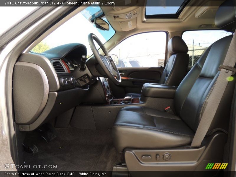 Sheer Silver Metallic / Ebony 2011 Chevrolet Suburban LTZ 4x4