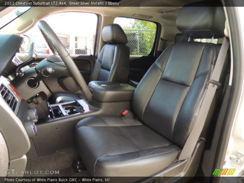 Sheer Silver Metallic / Ebony 2011 Chevrolet Suburban LTZ 4x4