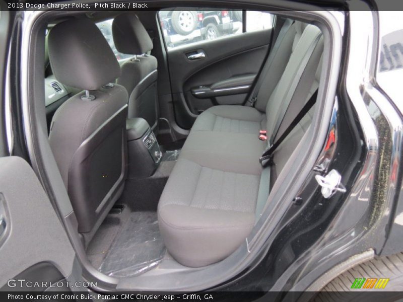 Rear Seat of 2013 Charger Police