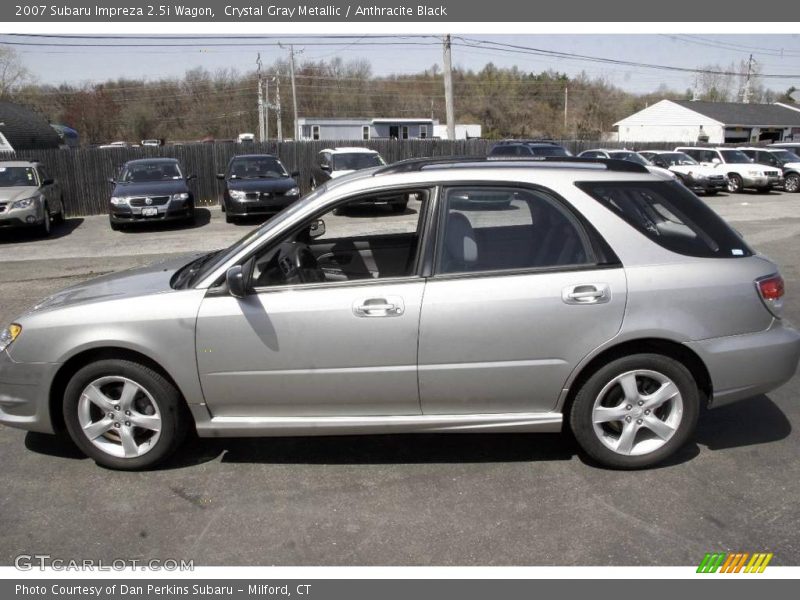 Crystal Gray Metallic / Anthracite Black 2007 Subaru Impreza 2.5i Wagon