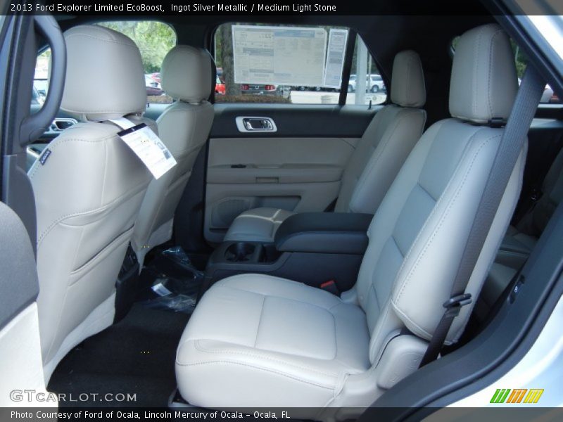 Ingot Silver Metallic / Medium Light Stone 2013 Ford Explorer Limited EcoBoost