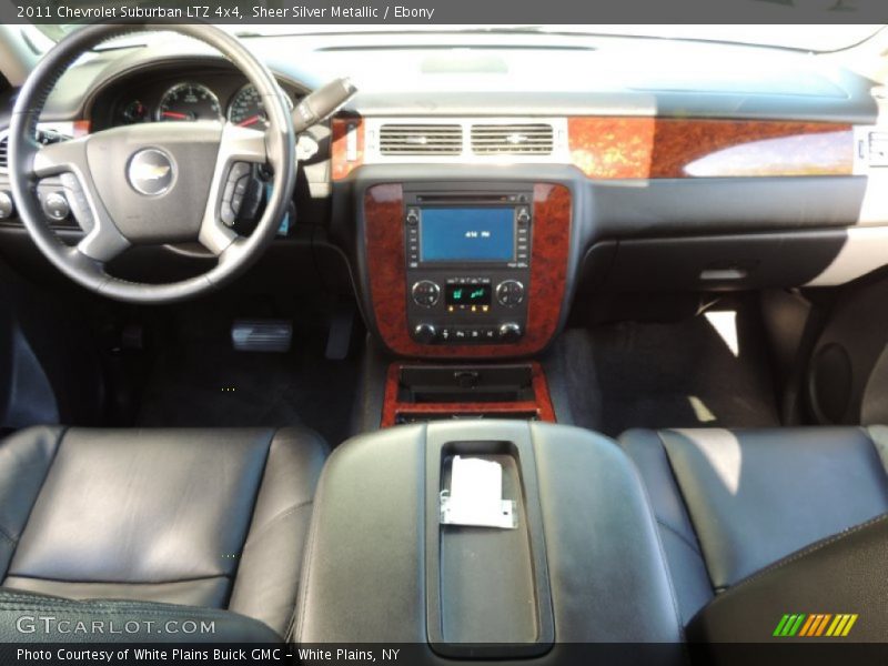 Sheer Silver Metallic / Ebony 2011 Chevrolet Suburban LTZ 4x4