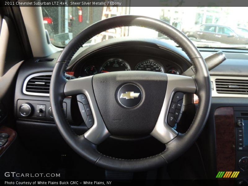 Sheer Silver Metallic / Ebony 2011 Chevrolet Suburban LTZ 4x4