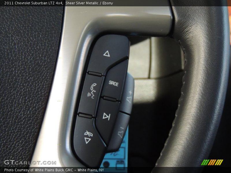 Sheer Silver Metallic / Ebony 2011 Chevrolet Suburban LTZ 4x4