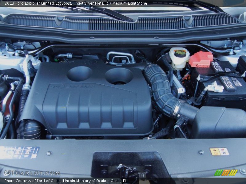 Ingot Silver Metallic / Medium Light Stone 2013 Ford Explorer Limited EcoBoost