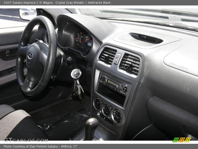 Crystal Gray Metallic / Anthracite Black 2007 Subaru Impreza 2.5i Wagon