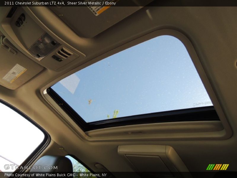 Sheer Silver Metallic / Ebony 2011 Chevrolet Suburban LTZ 4x4