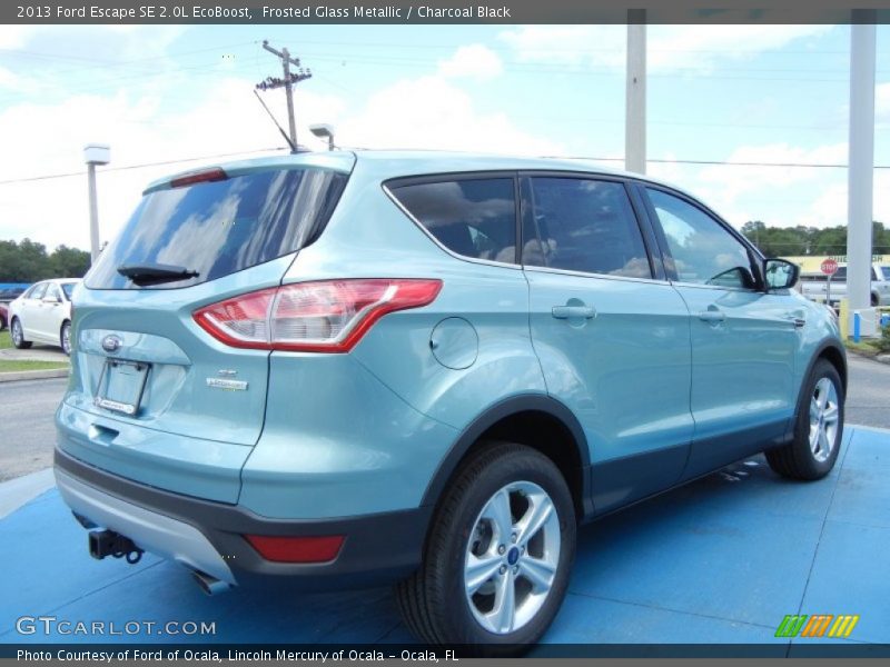 Frosted Glass Metallic / Charcoal Black 2013 Ford Escape SE 2.0L EcoBoost