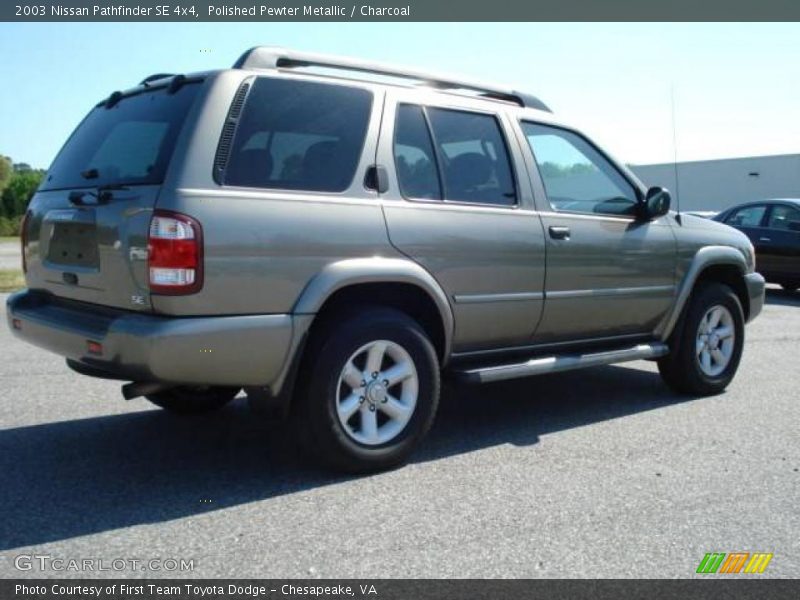 Polished Pewter Metallic / Charcoal 2003 Nissan Pathfinder SE 4x4