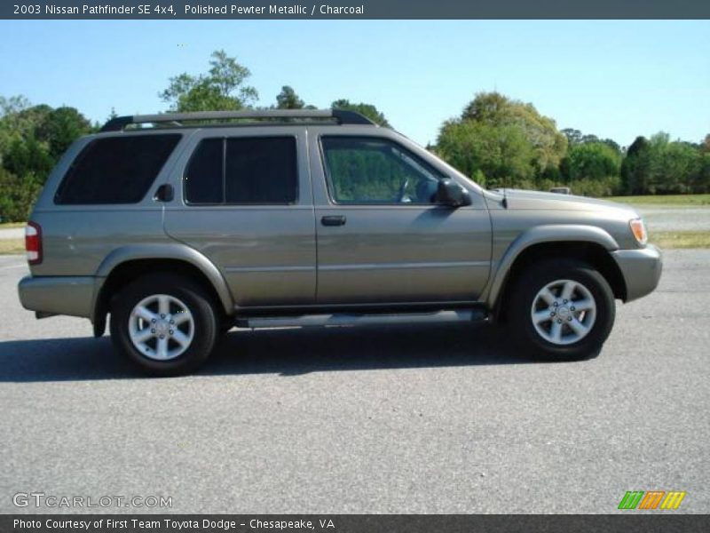 Polished Pewter Metallic / Charcoal 2003 Nissan Pathfinder SE 4x4