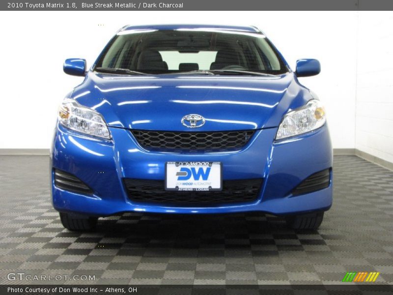 Blue Streak Metallic / Dark Charcoal 2010 Toyota Matrix 1.8